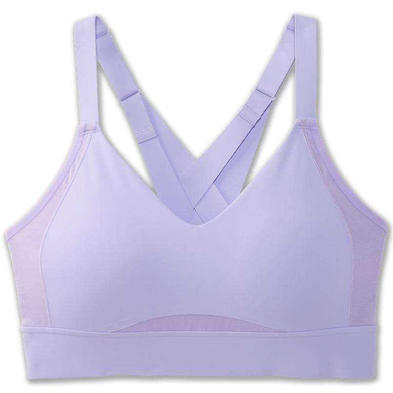 Brooks Drive Interlace Womens Running Bra - Lavender Purple/Violet Dash - Indonesia (CRYA-21739)